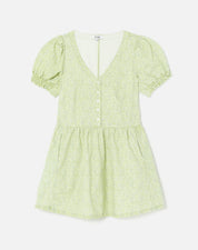 70S VNECK BABYDOLL DRESS