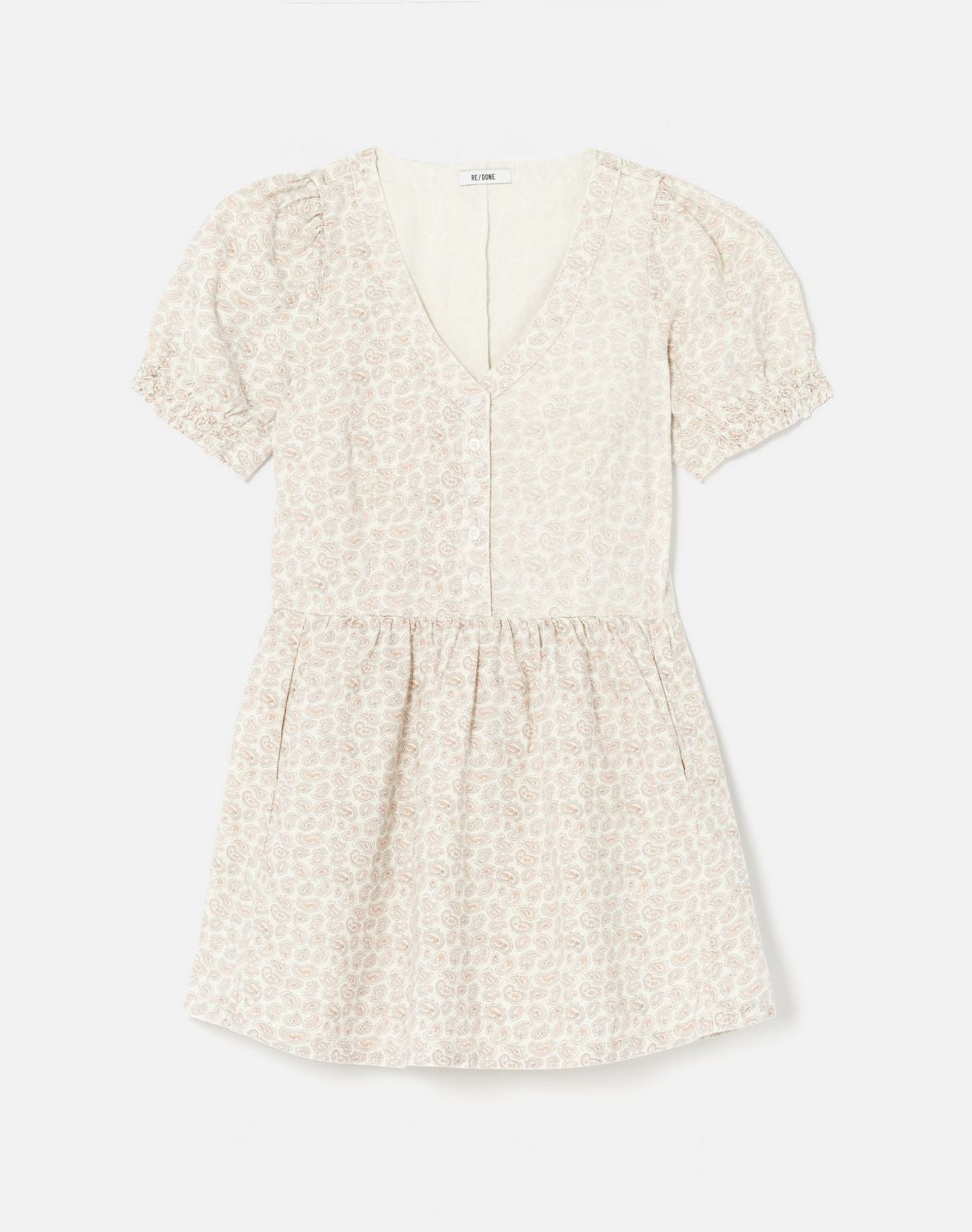 70S VNECK BABYDOLL DRESS