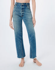 LEVIS HIGH RISE WIDE LEG CROP