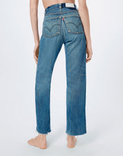 LEVIS HIGH RISE WIDE LEG CROP