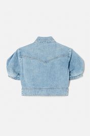 MIDRIFF DENIM TOP