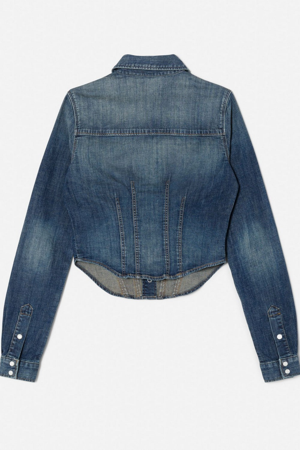 FITTED DENIM SHIRT