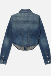 FITTED DENIM SHIRT