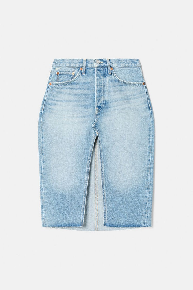 MIDI DENIM SKIRT