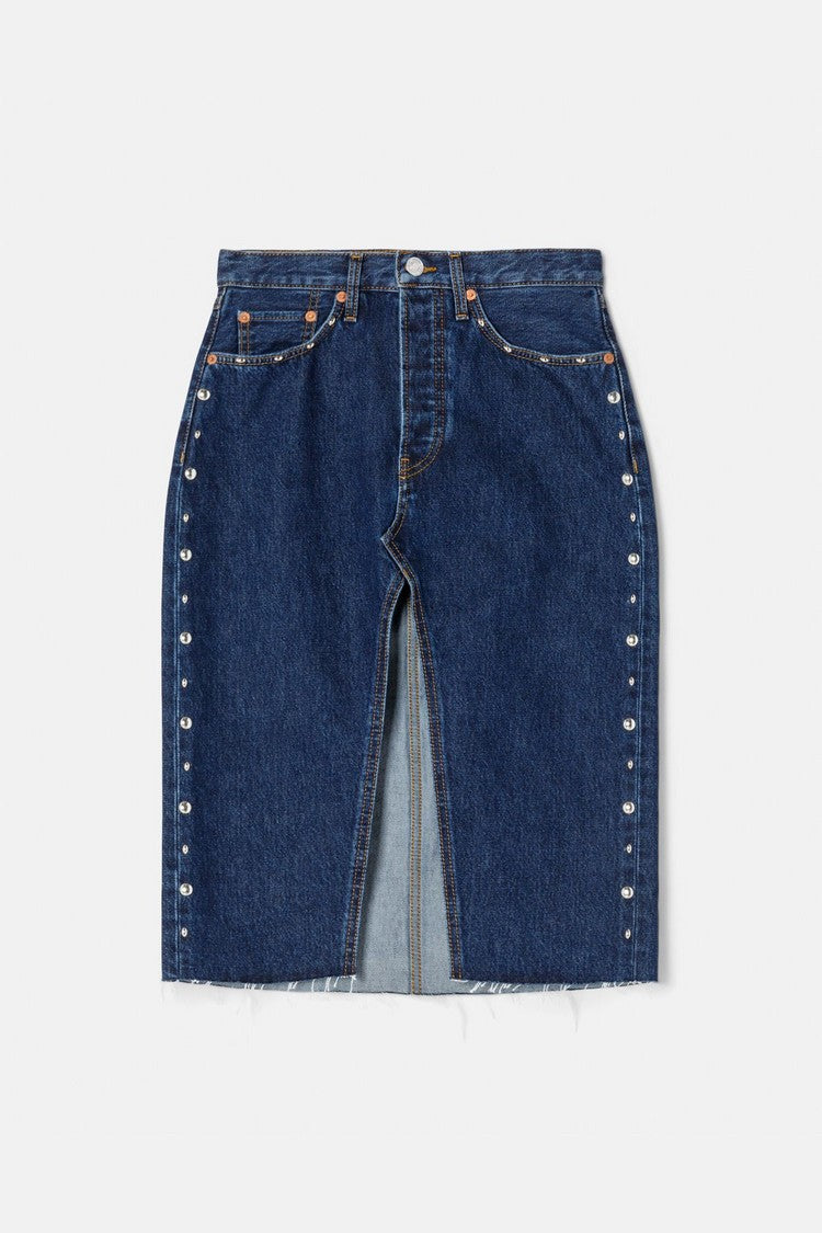 MIDI DENIM SKIRT