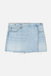 MID RISE WRAP SKIRT
