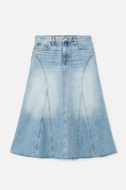 LOW SLUNG MIDI SKIRT
