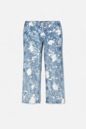 BUTTON FRONT CROP BOOT