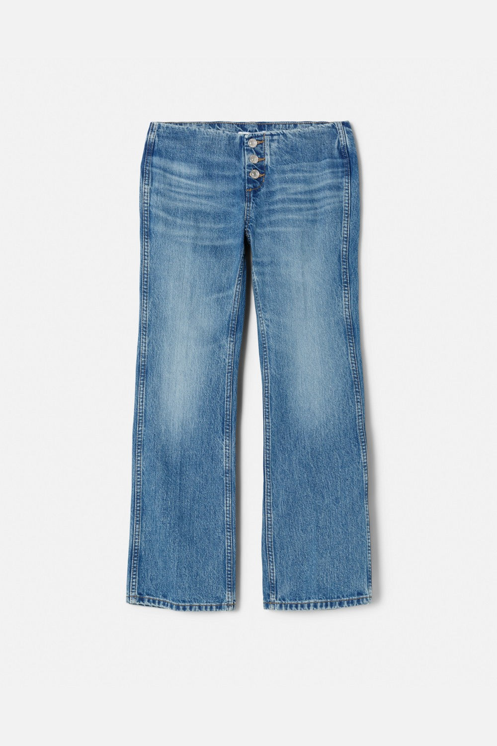 BUTTON FRONT CROP BOOT