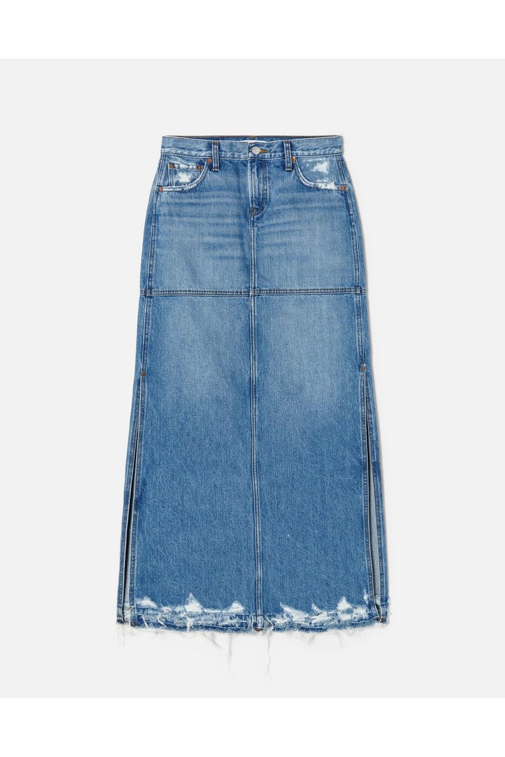MID RISE SPLIT SKIRT