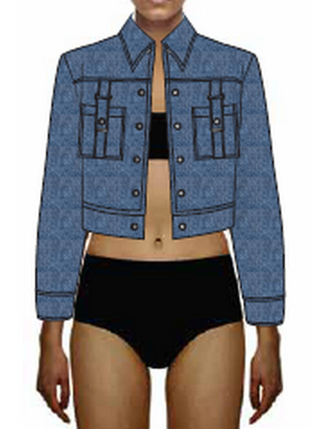 SHRUNKEN TWO POCKET JACKET