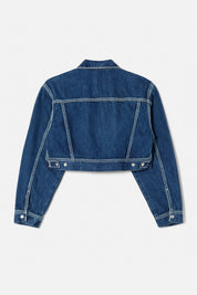 CROPPED DENIM TRUCKER