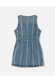 FRAY DENIM DRESS