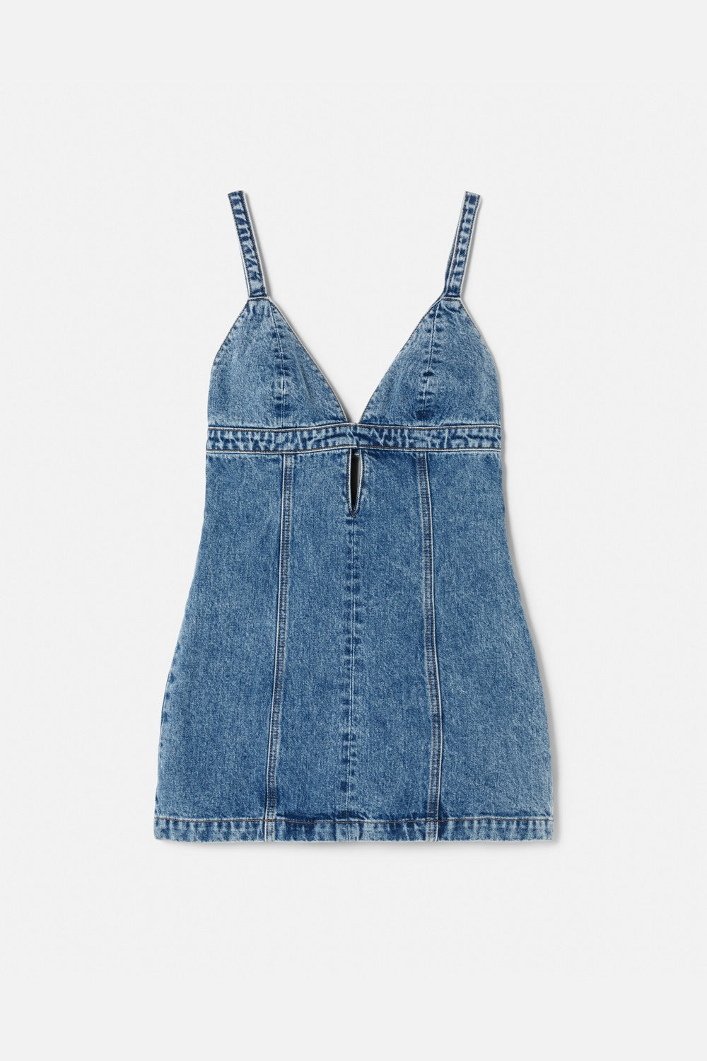 SEAMED SHIFT DRESS