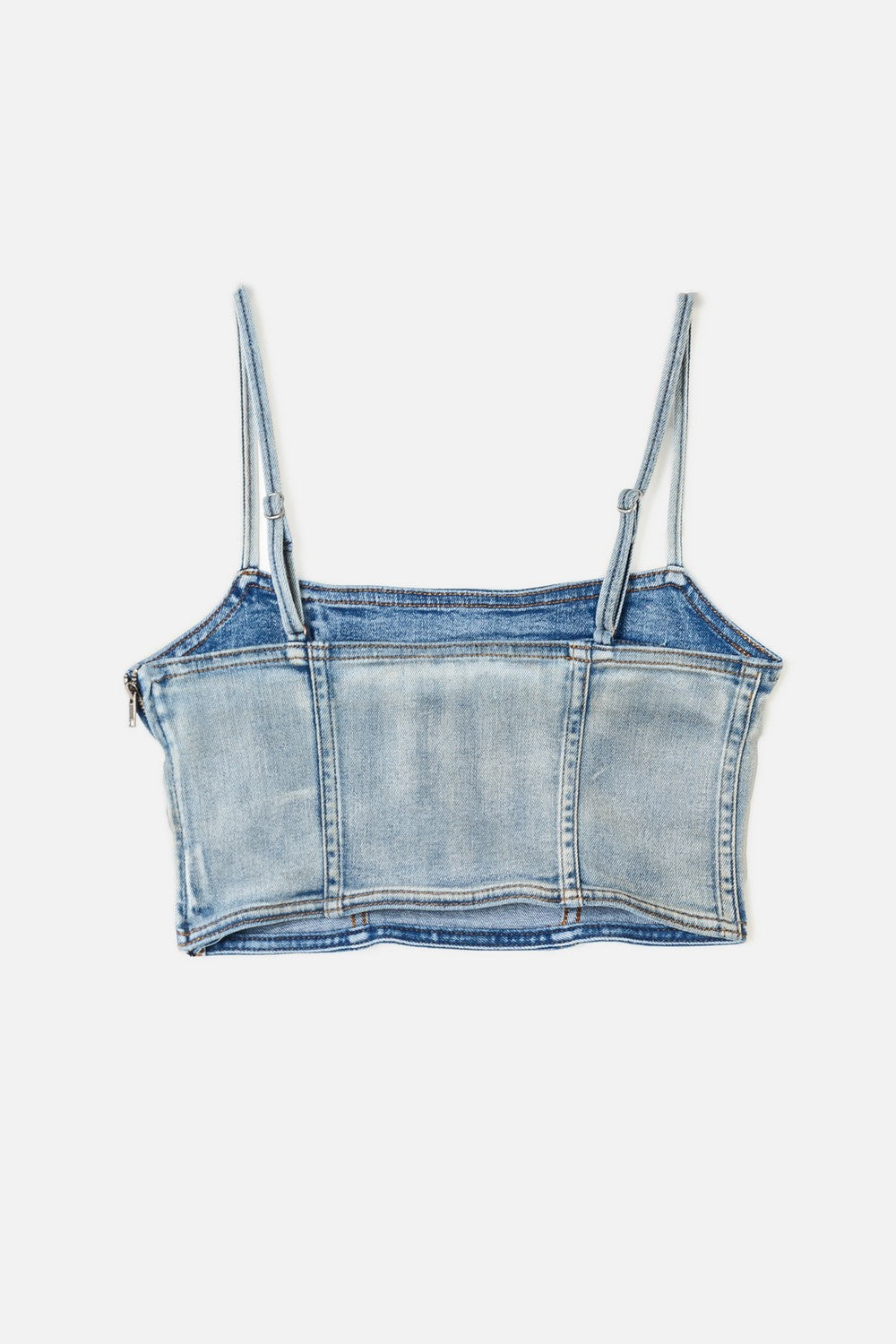 DENIM BUSTIER