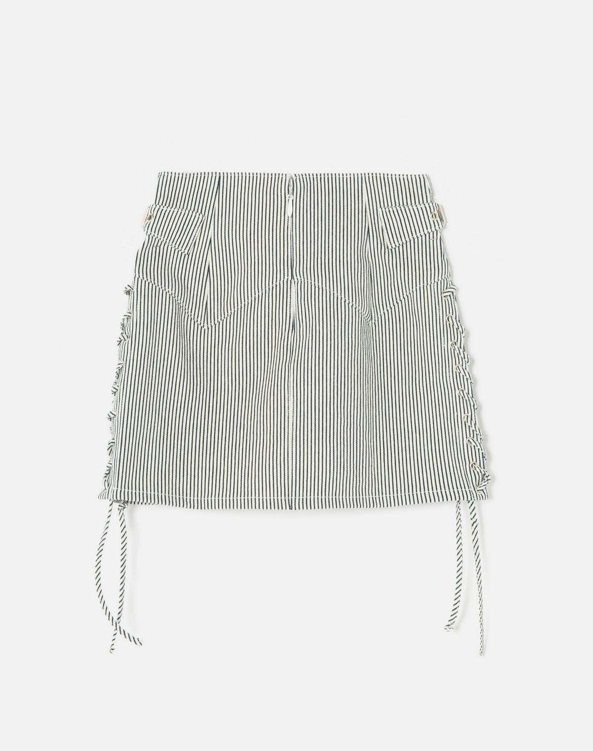 70S LACE UP SKIRT