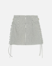 70S LACE UP SKIRT