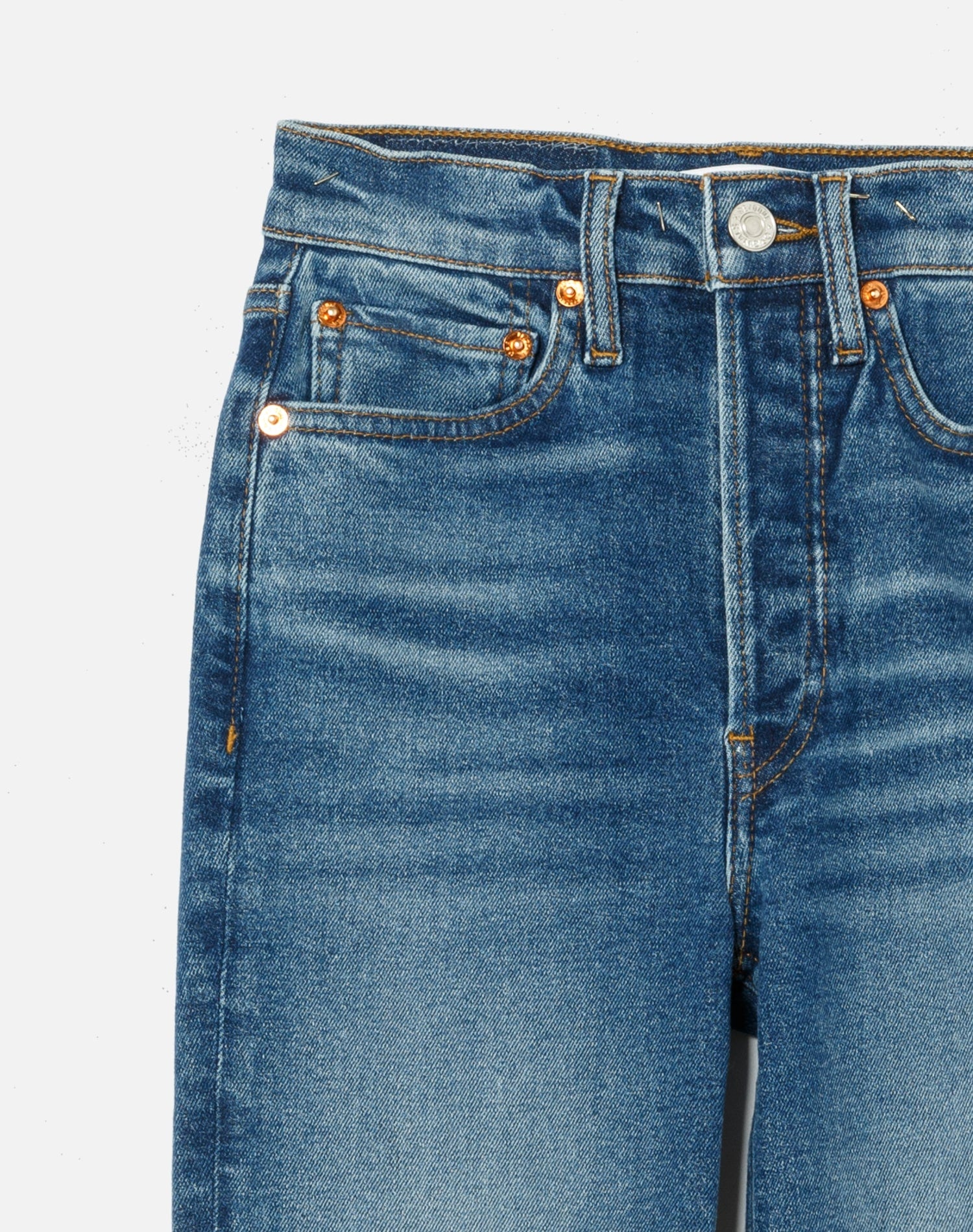 90S HIGH RISE ANKLE CROP