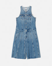 DENIM TRUCKER DRESS