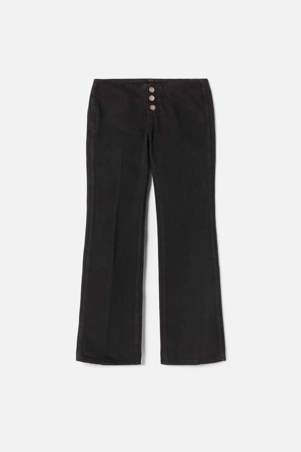 BUTTON FRONT CROP BOOT