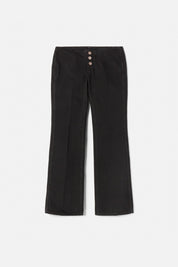 BUTTON FRONT CROP BOOT