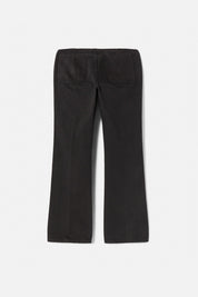 BUTTON FRONT CROP BOOT