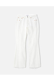 STRIPPED MID RISE KICK FLARE