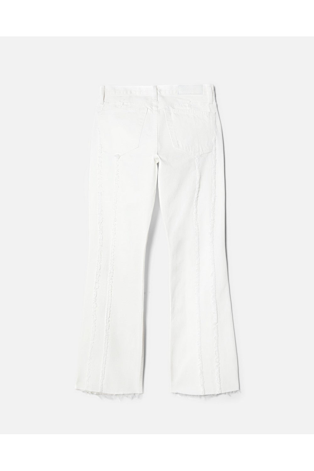 STRIPPED MID RISE KICK FLARE
