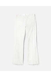 STRIPPED MID RISE KICK FLARE