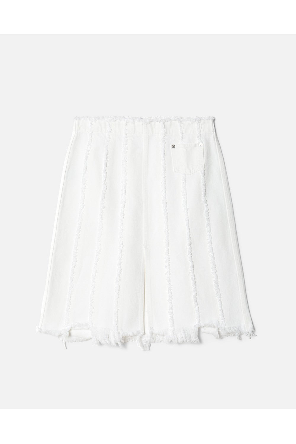 STRIPPED MIDI SKIRT