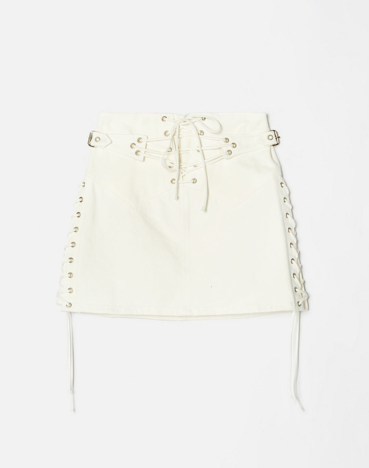 70S LACE UP SKIRT