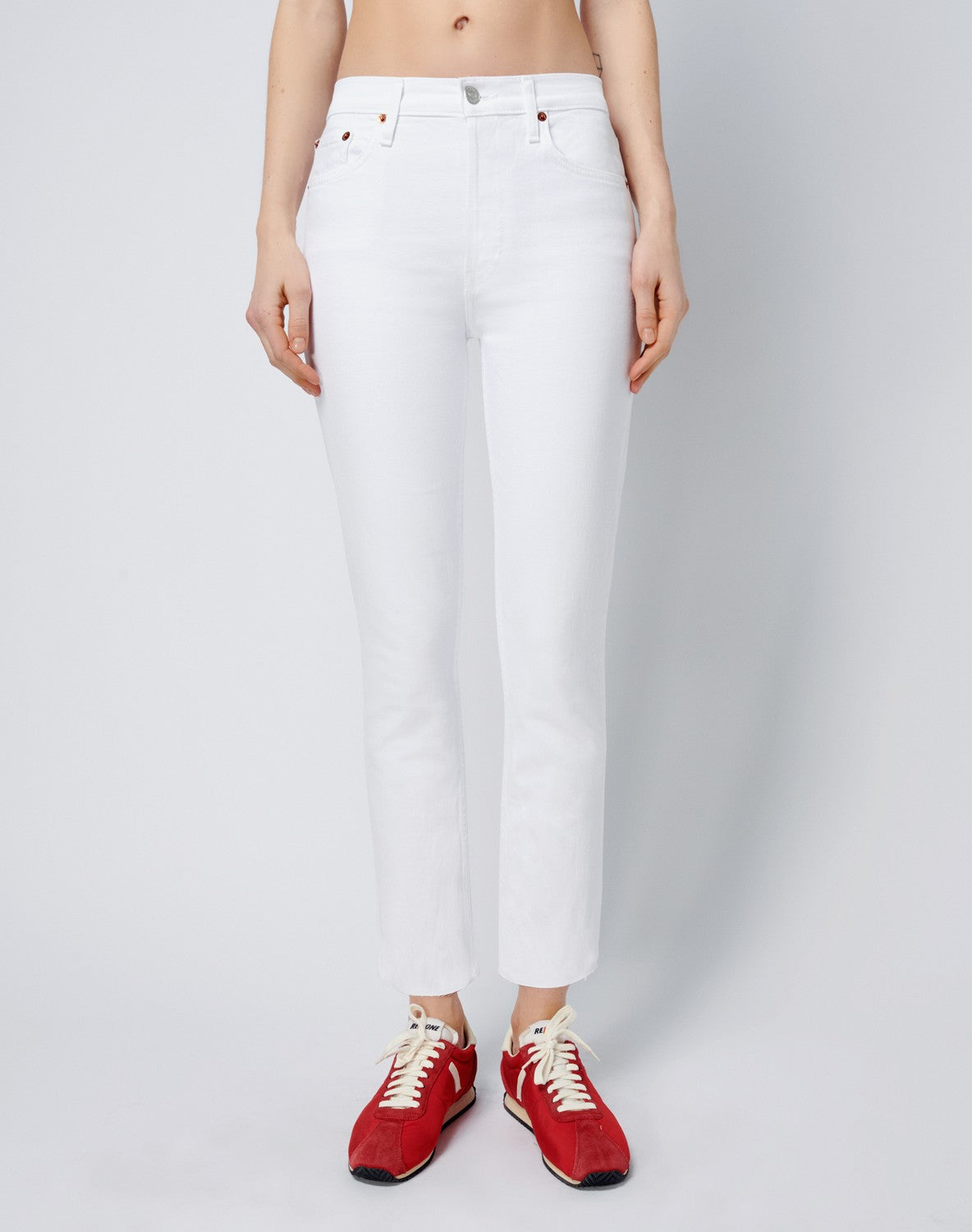 90S HIGH RISE ANKLE CROP