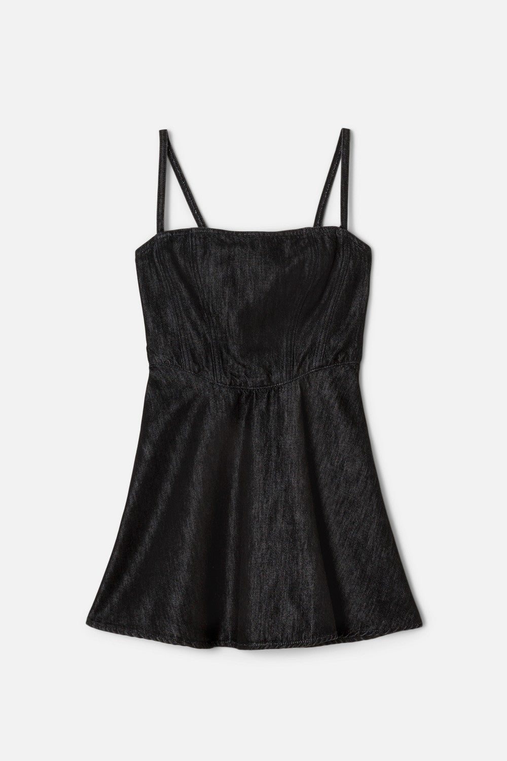DENIM BUSTIER DRESS