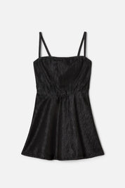 DENIM BUSTIER DRESS