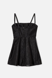 DENIM BUSTIER DRESS