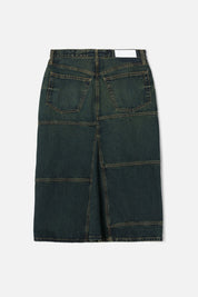 MID RISE SEAMED SKIRT