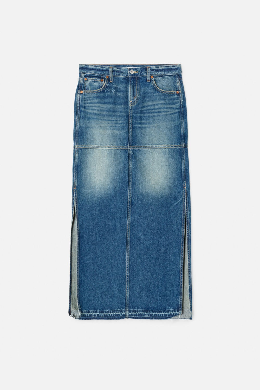 MID RISE SPLIT SKIRT