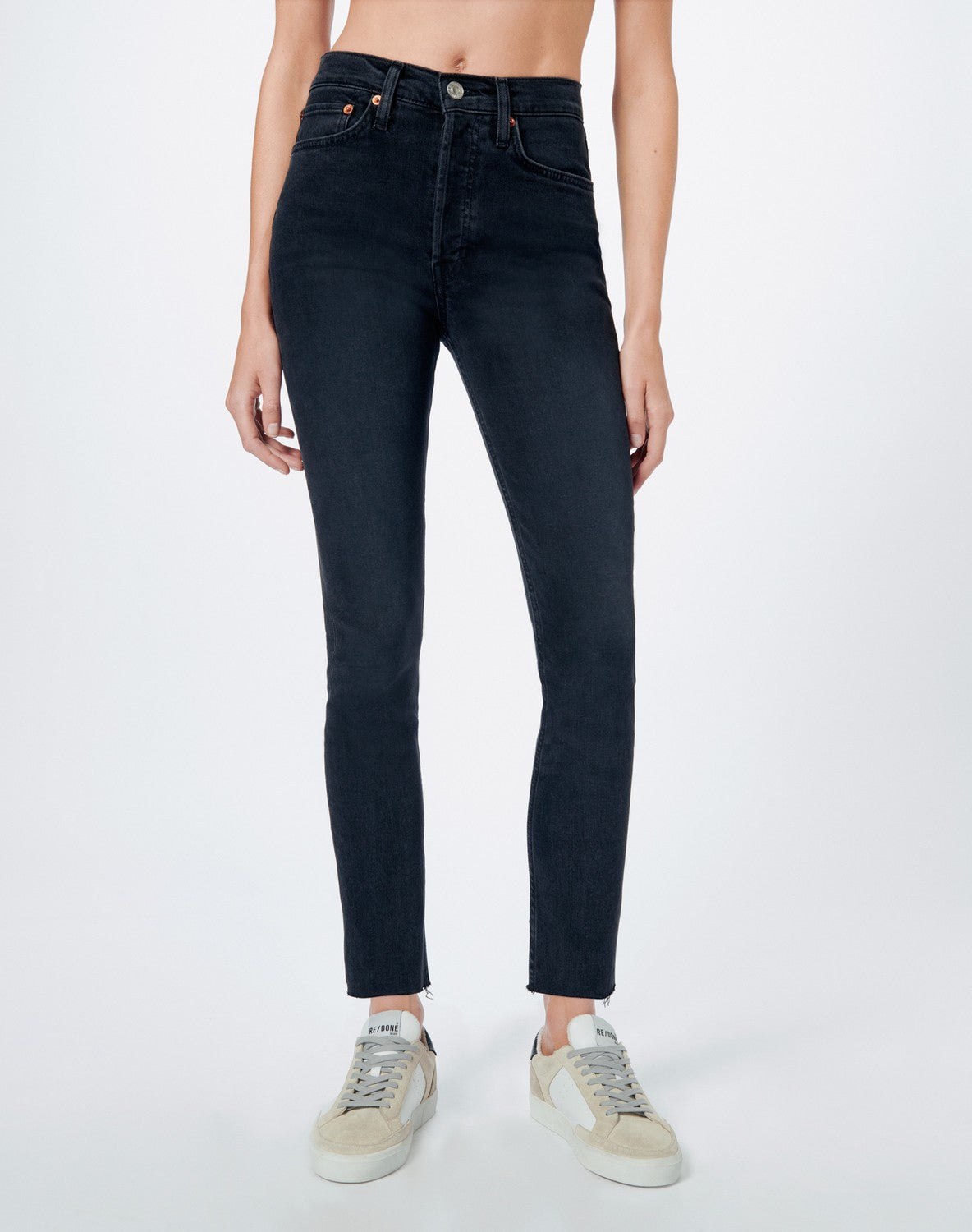 90S HIGH RISE ANKLE CROP