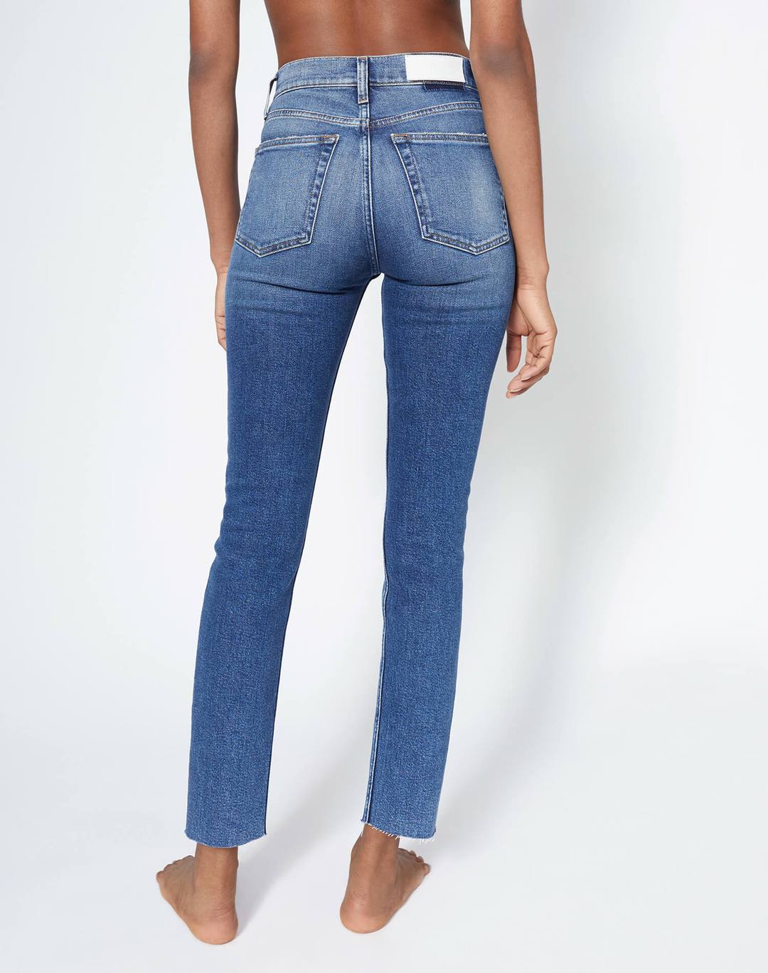 90S HIGH RISE ANKLE CROP