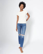 90S HIGH RISE ANKLE CROP