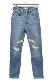 90S HIGH RISE ANKLE CROP