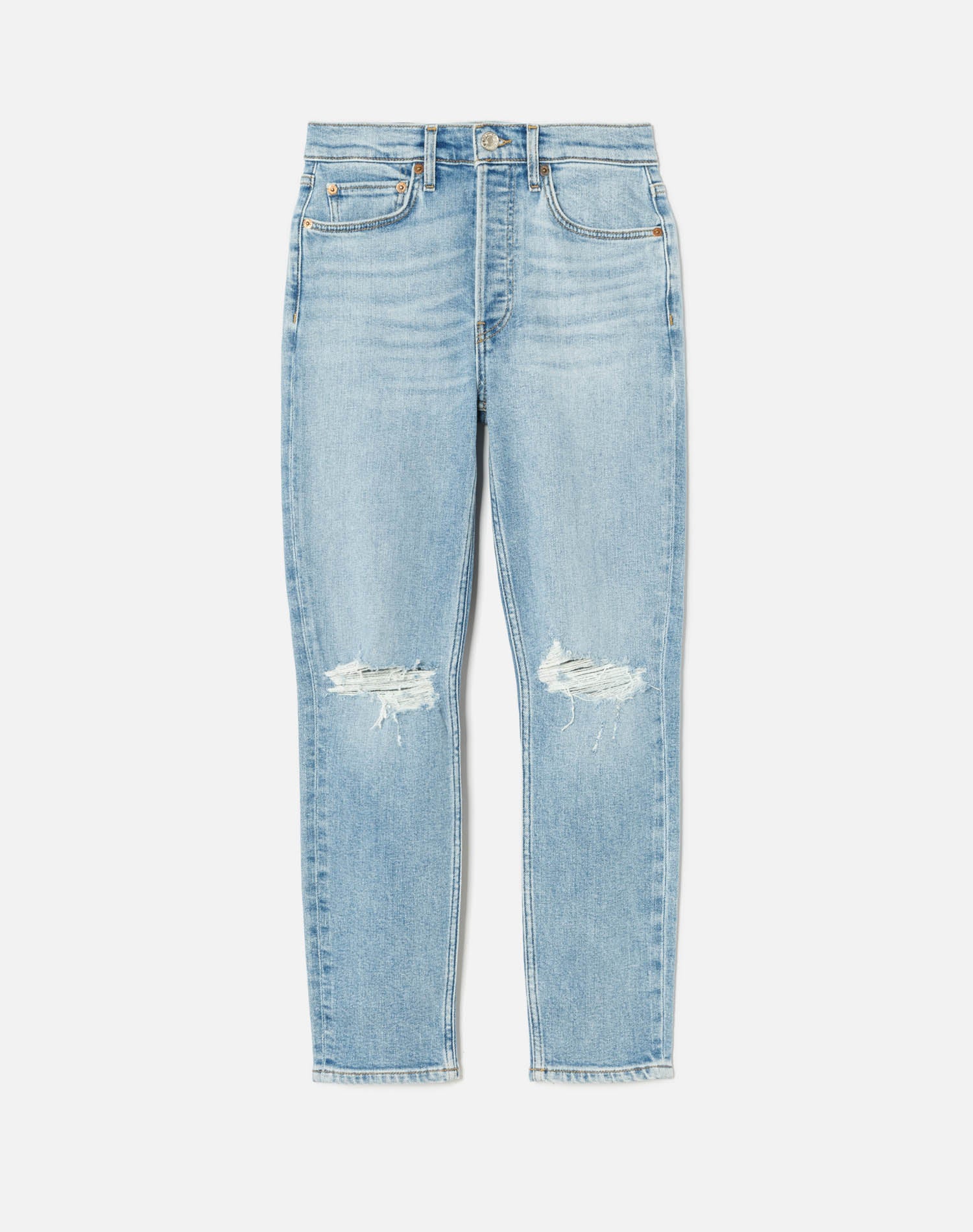 90S HIGH RISE ANKLE CROP