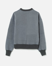 80S UPCYCLED PATCHED SWEATSHIRT
