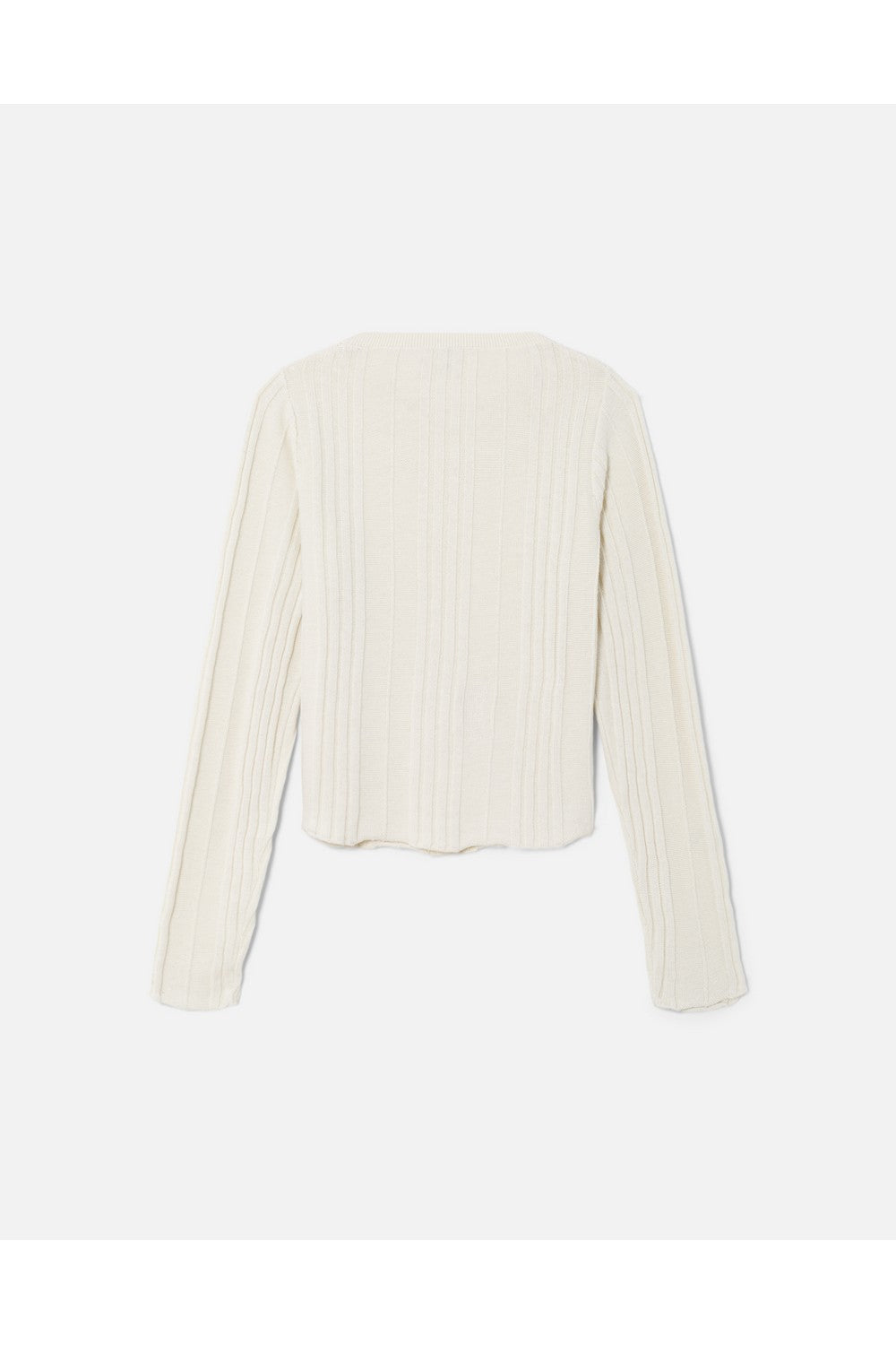 VARIGATED RIB SWEATER