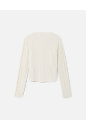 VARIGATED RIB SWEATER