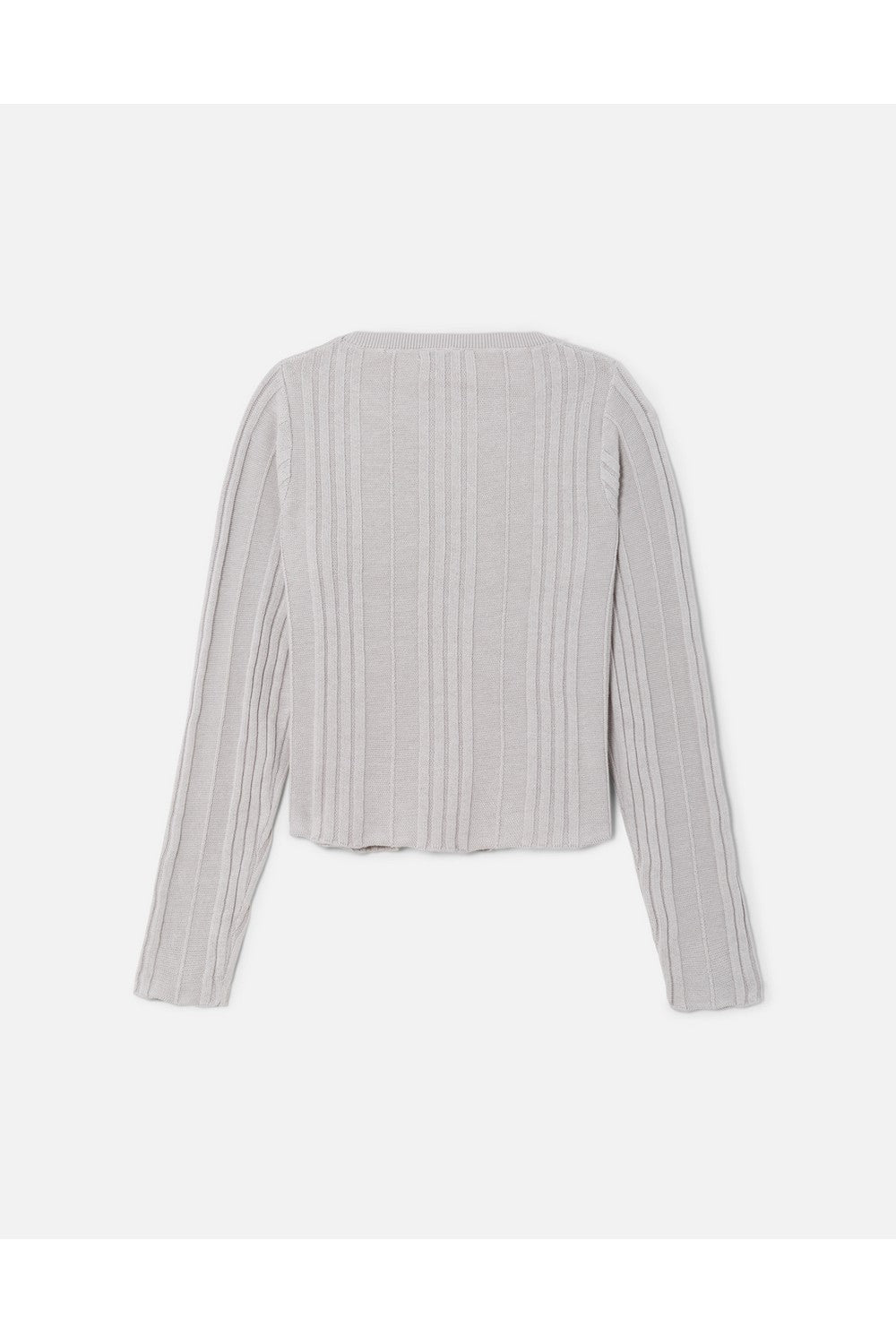 VARIGATED RIB SWEATER