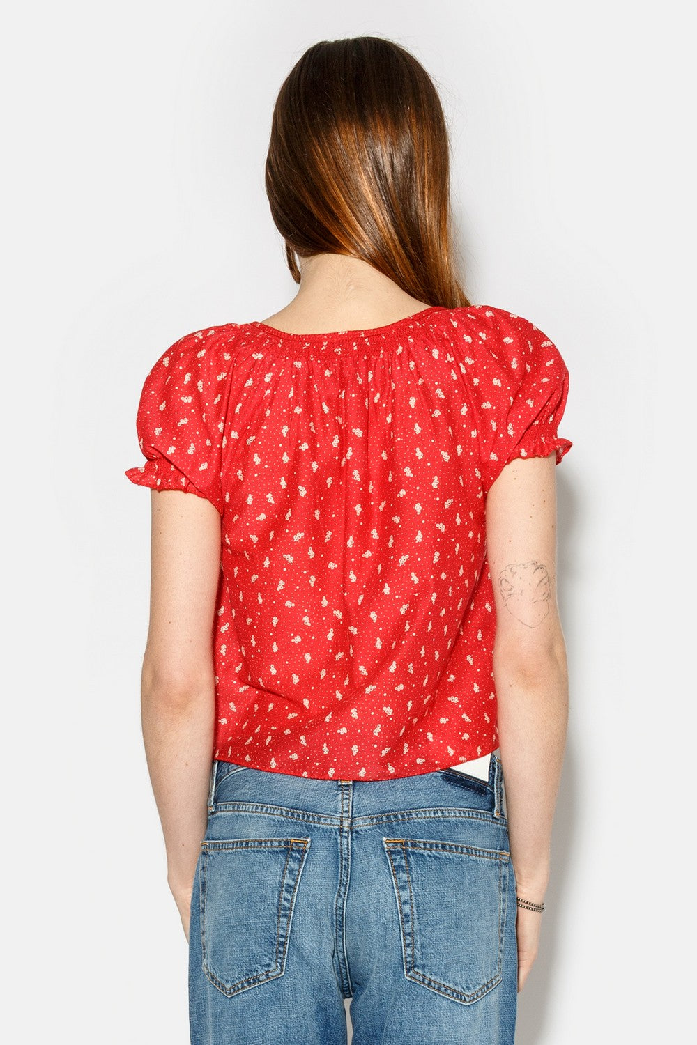 KATIE EMBROIDERED TOP