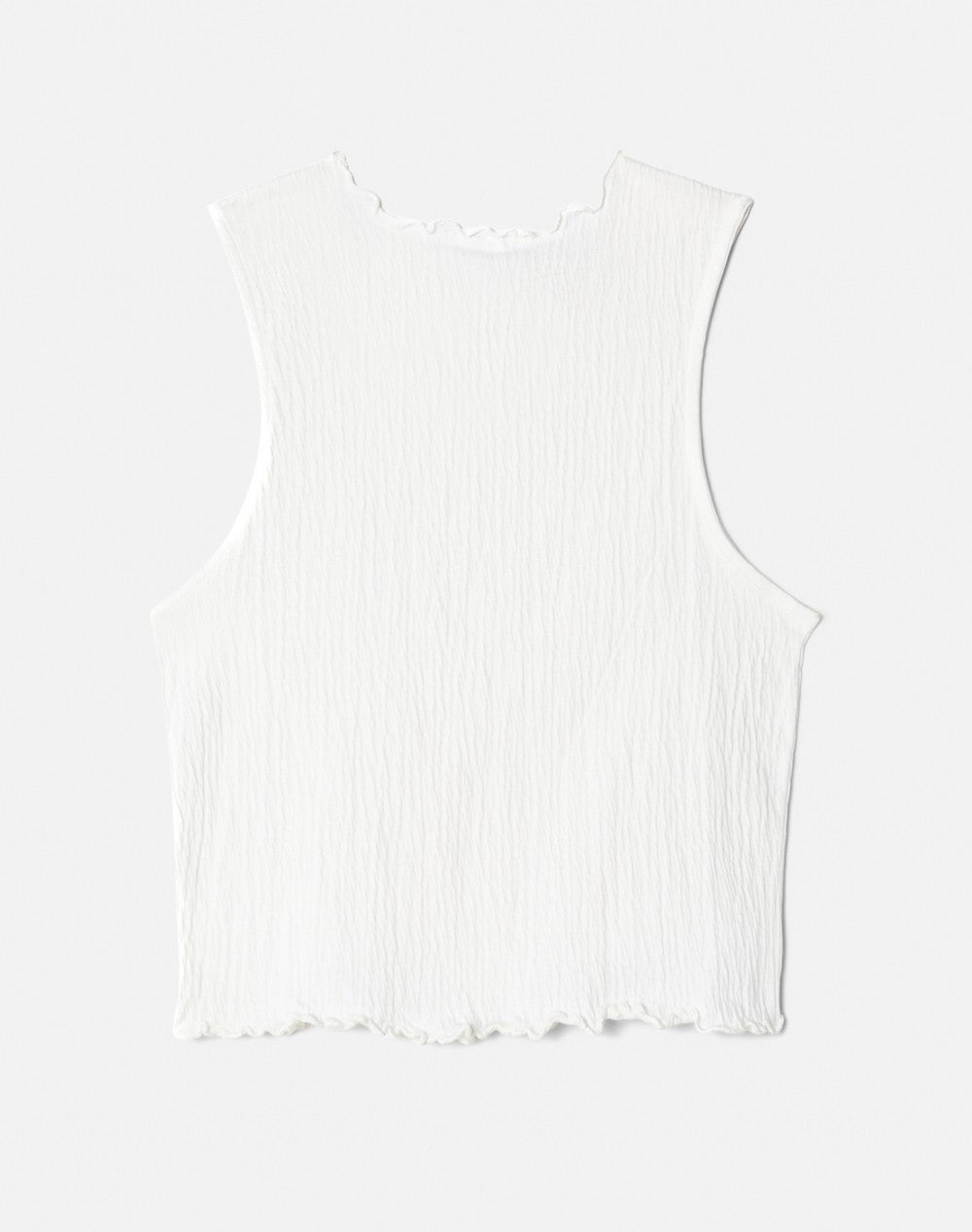 CRINKLE HIGH NECK TANK