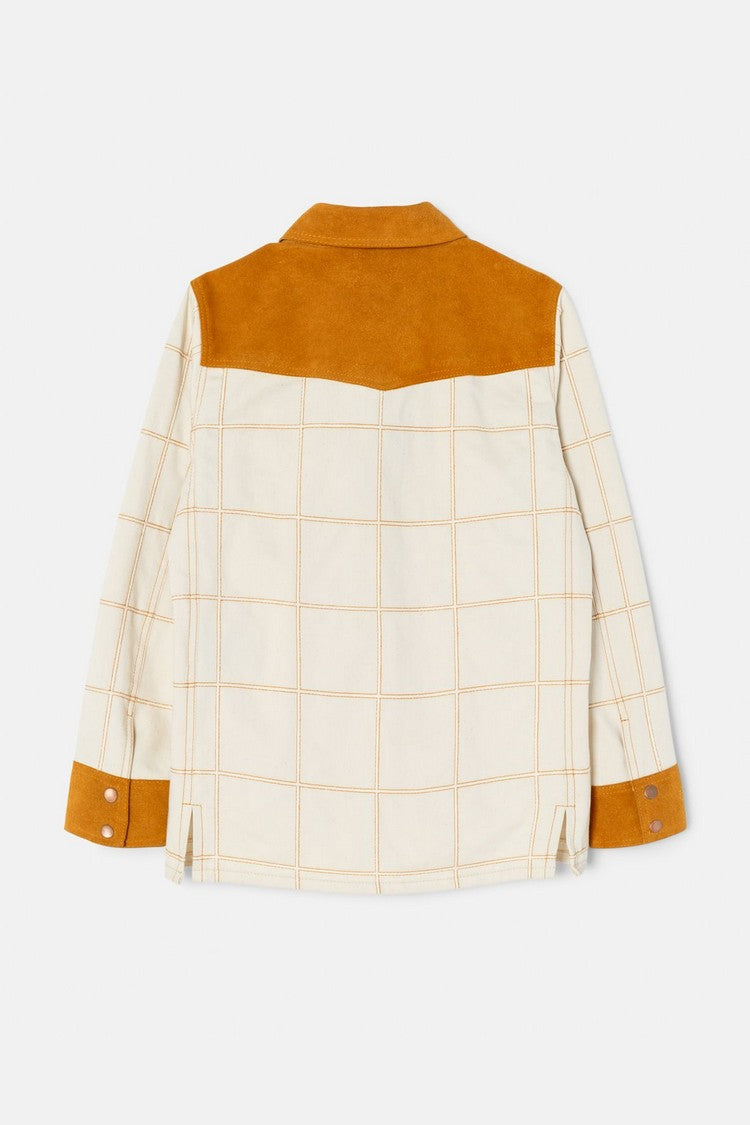 PINTUCK SHIRT JACKET