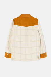 PINTUCK SHIRT JACKET